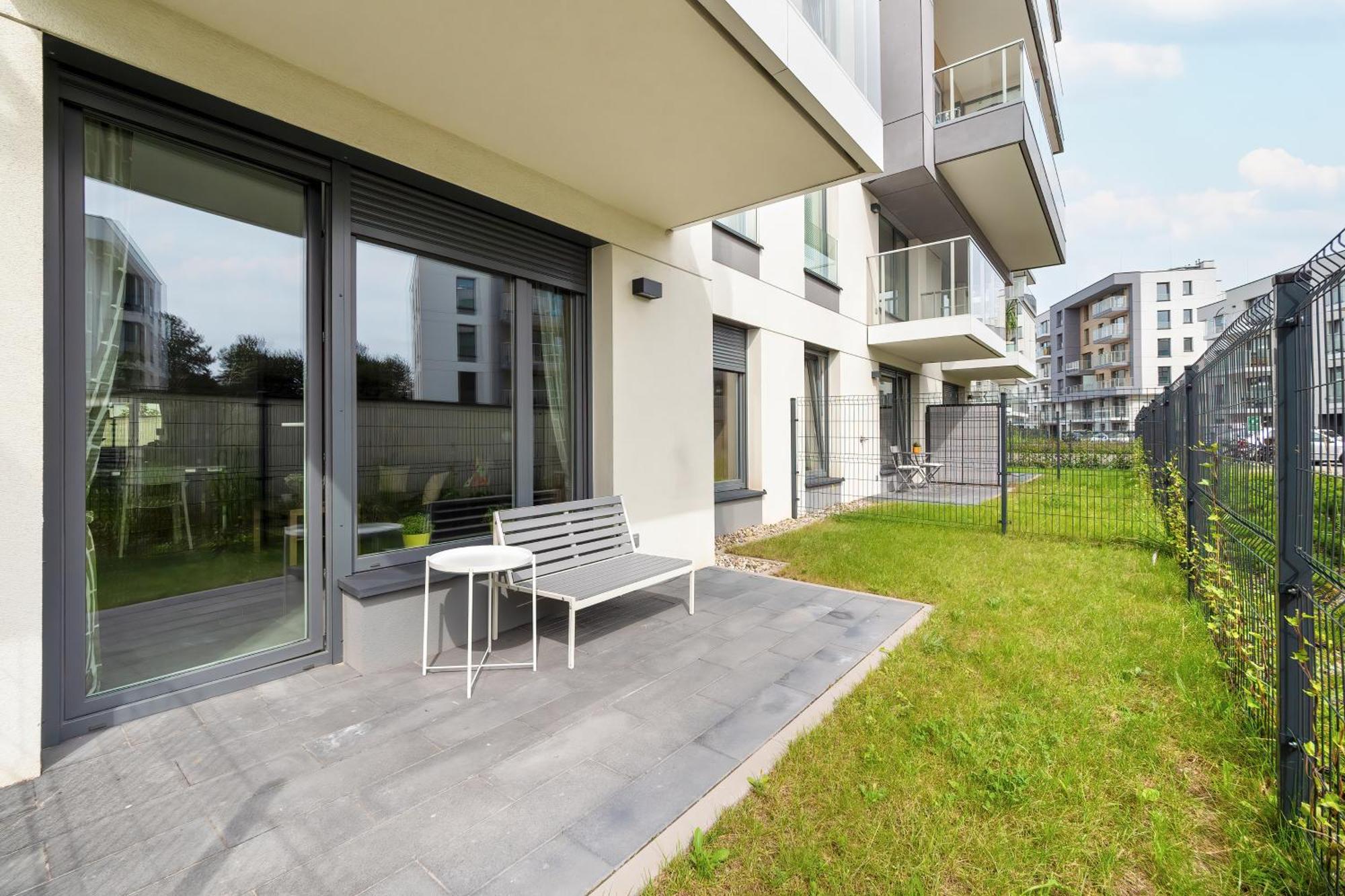Sea And Stadium Apartments In Good Design With Parking & Garden By Rent Like Home Gdańsk Zewnętrze zdjęcie