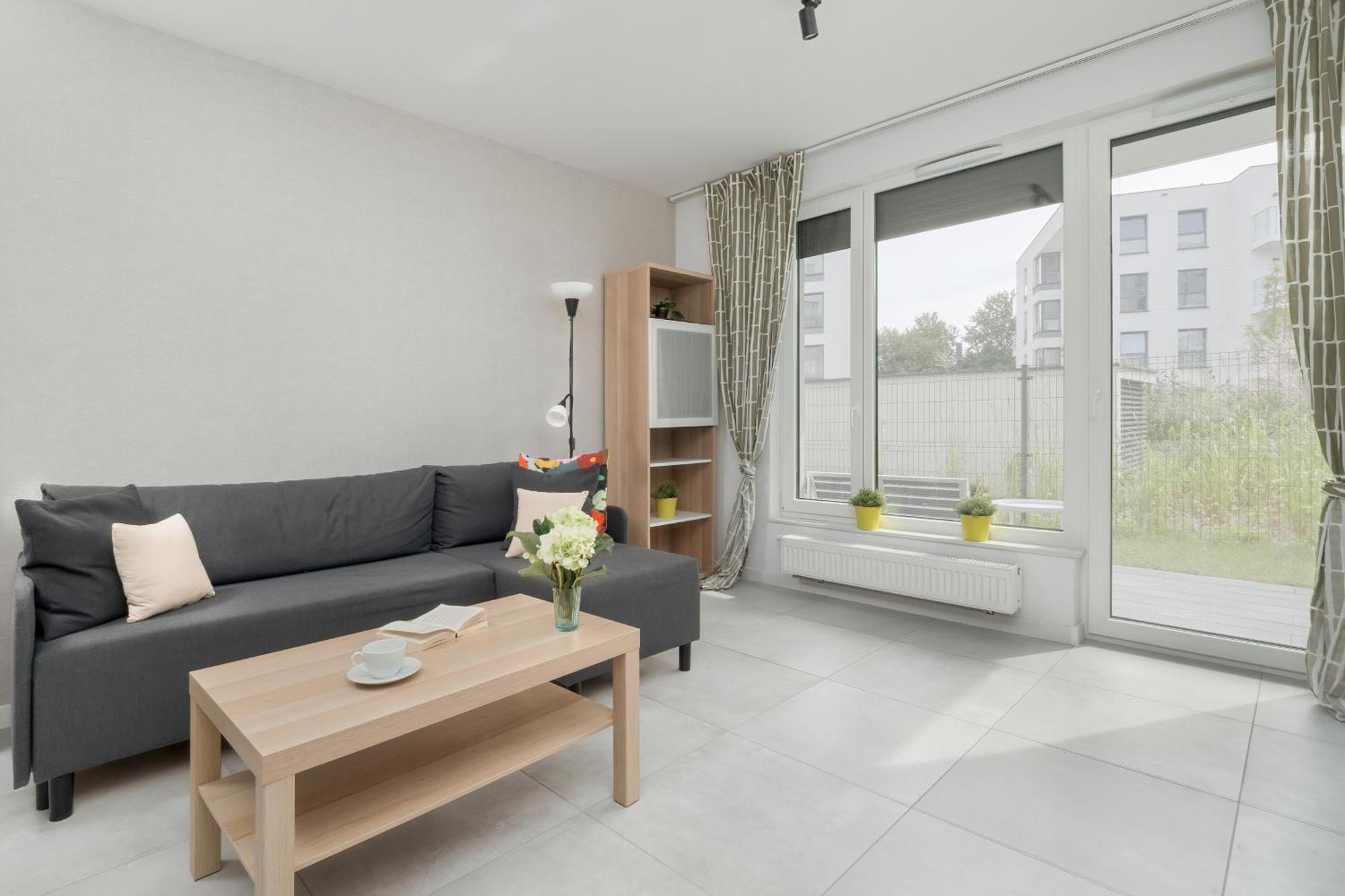 Sea And Stadium Apartments In Good Design With Parking & Garden By Rent Like Home Gdańsk Zewnętrze zdjęcie